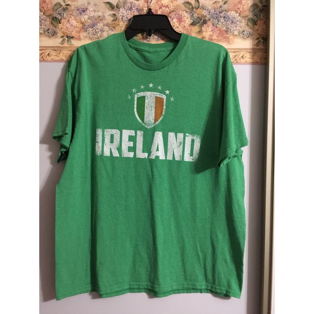 Ireland Large Classic Casual Travel Location Tshirt